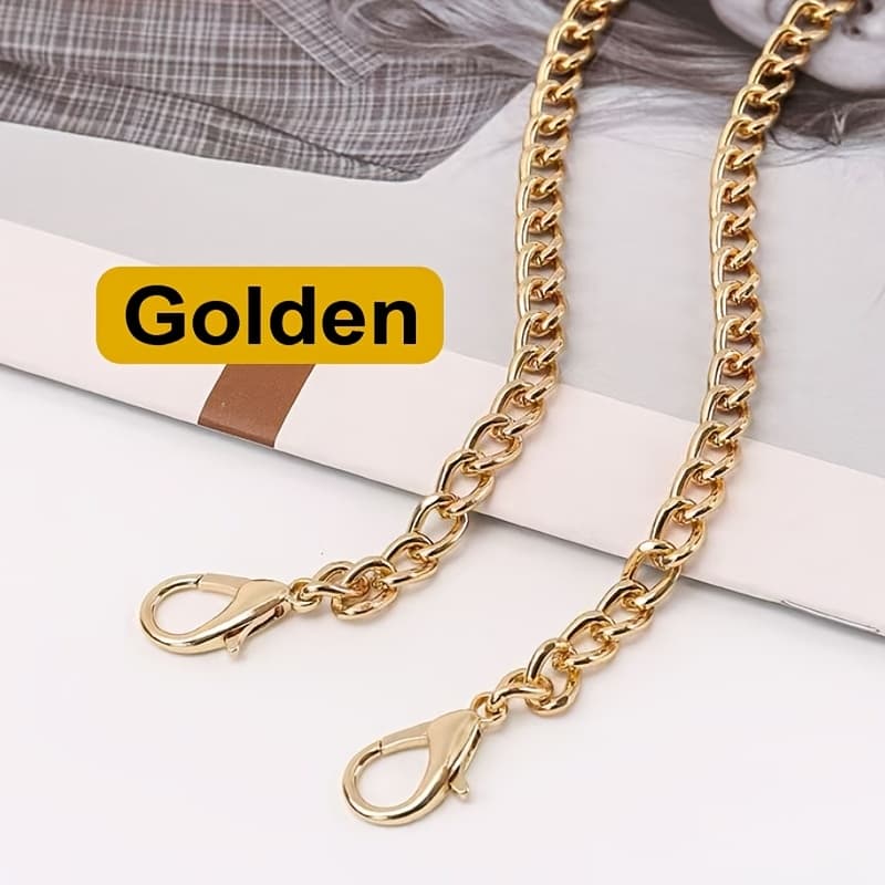 TEMU Chain For Bag - Single Metal Chain Shoulder Strap, Crossbody/single Shoulder Bag Accessory Replacement, Diy Wallet Making