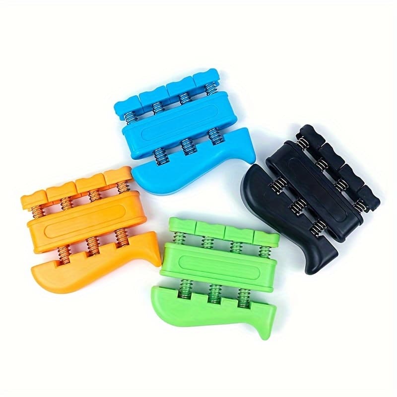 TEMU 4pcs Finger Exerciser, Hand Exerciser For Improve And Strength In Fingers, Hand, Forearms-grip Strength Trainer For Musicians, Climbers