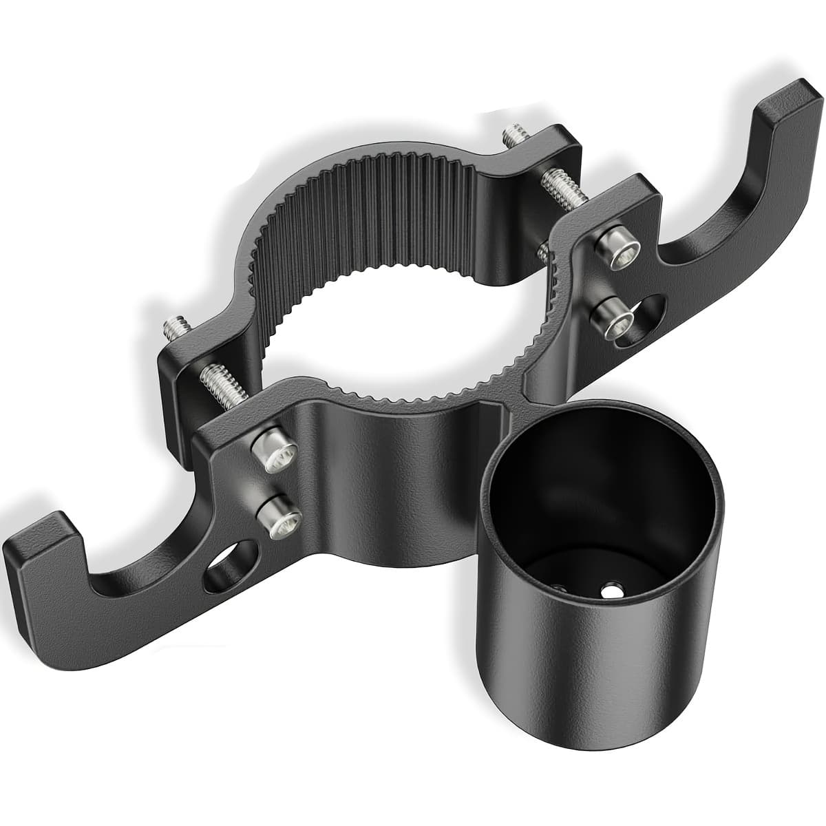 TEMU Heavy Duty Trailer Chain Holder And 7-way Plug Organizer, Durable Aluminum Rv Tongue Jack Accessories, For 2' And 2-1/4' Tongue Jacks