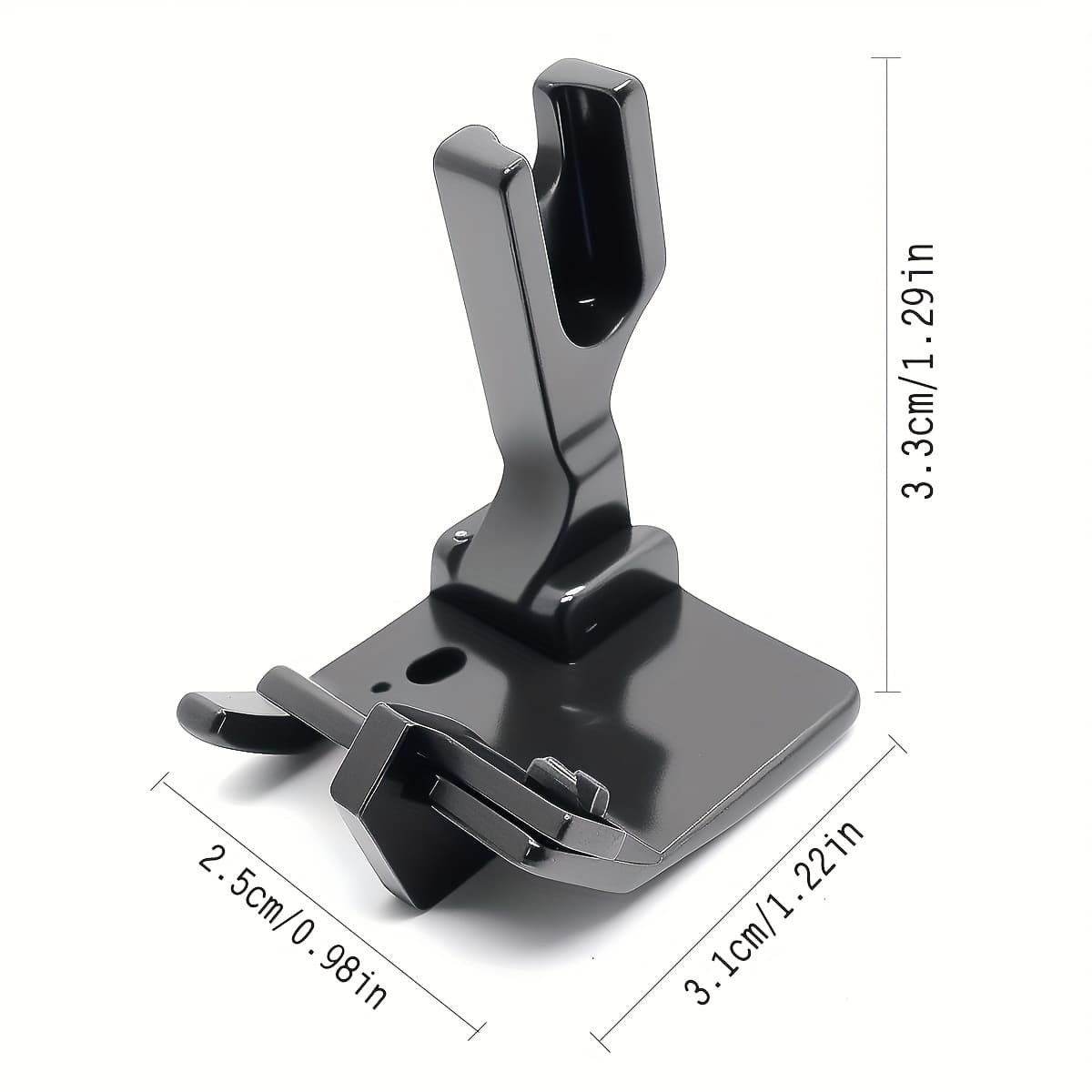 TEMU New Premium Steel T9 Presser Foot Edge Guide Hemming Curling Folding Computer Flat Car Presser Foot