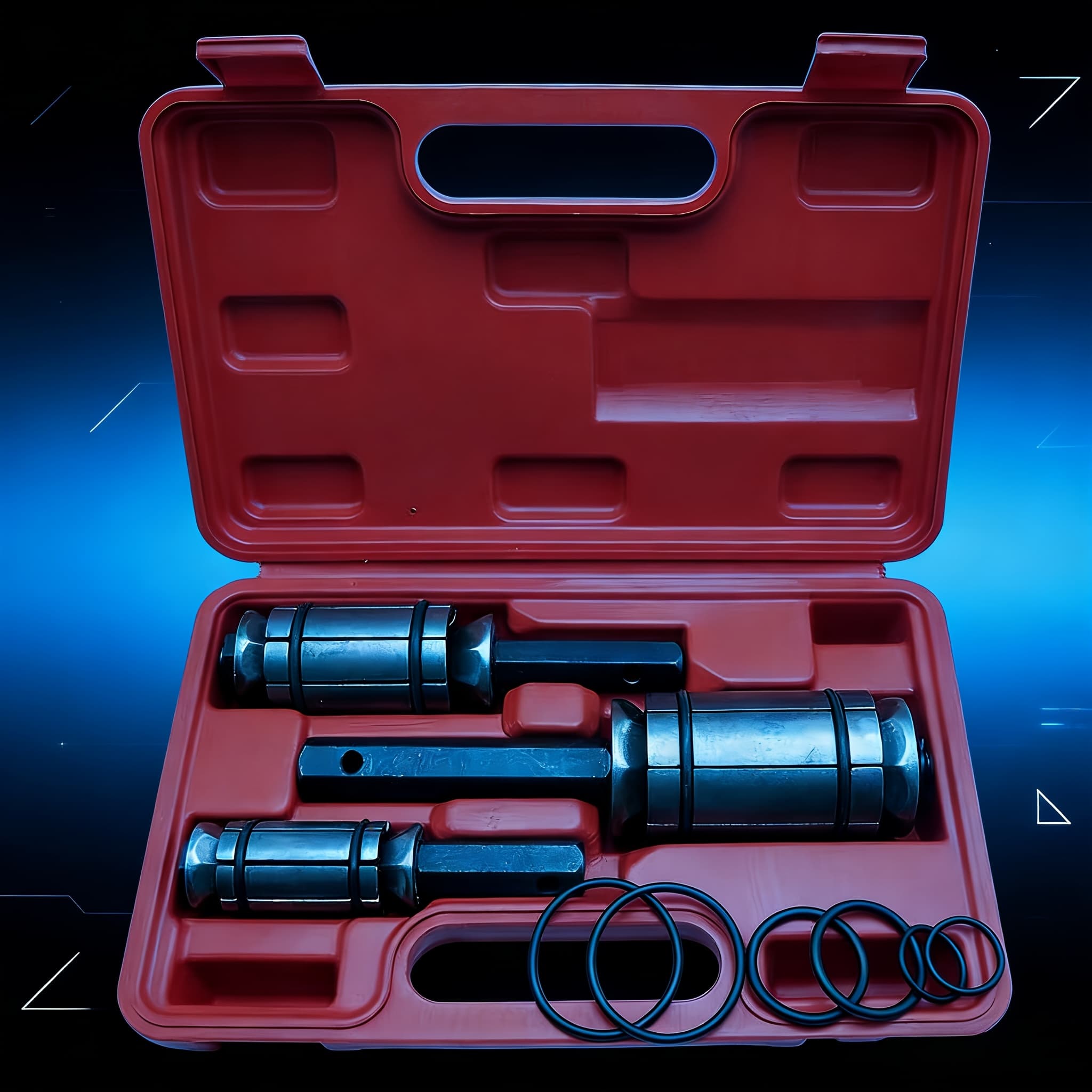 TEMU 3pcs Heavy-duty Exhaust Pipe Expander Set - Carbon Steel Non-slip Handle, Mechanic-certified For Muffler & Exhaust System Repairs, Top Christmas Gift