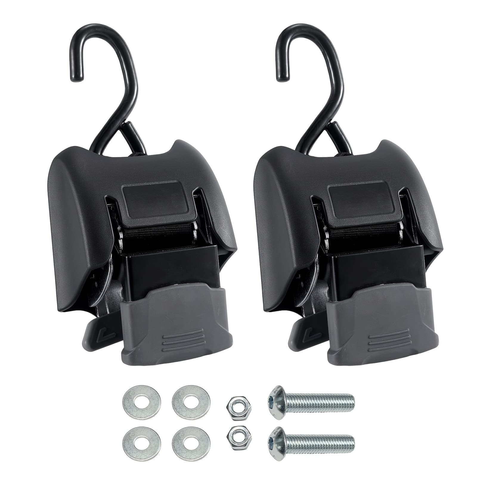TEMU 2/4pcs Boat Tie Down Straps To Trailer 2x43-inch, 2500lbs Break Strength, On Retractable Ratchet Straps Heavy Duty