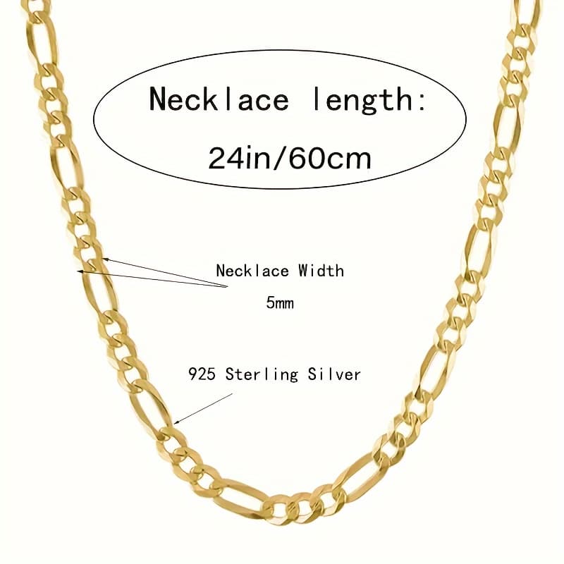 TEMU A 5mm Cut Necklace Made Of 925 Silver With Plating, Suitable For Men And Women. It Features A Stylish , Use, Valentine's Day, Birthday Celebrations, And Comes In A Boutique Gift Box