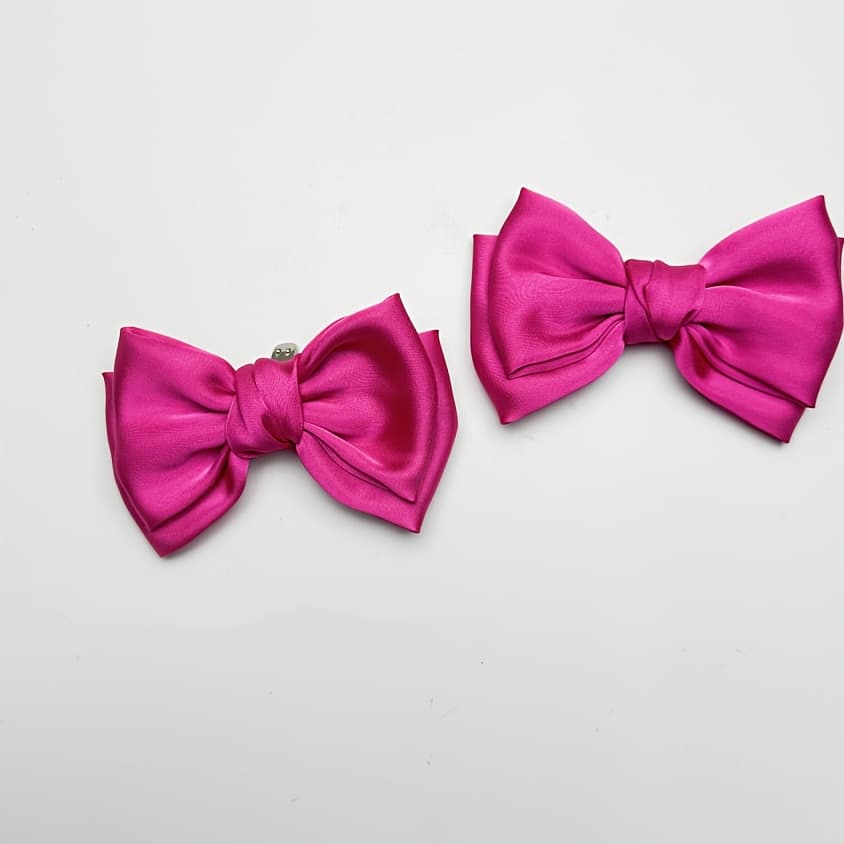 TEMU 1 Pair Of Pink Bow Shoe Clips - Detachable Shoe Decorations, Shoe Additions