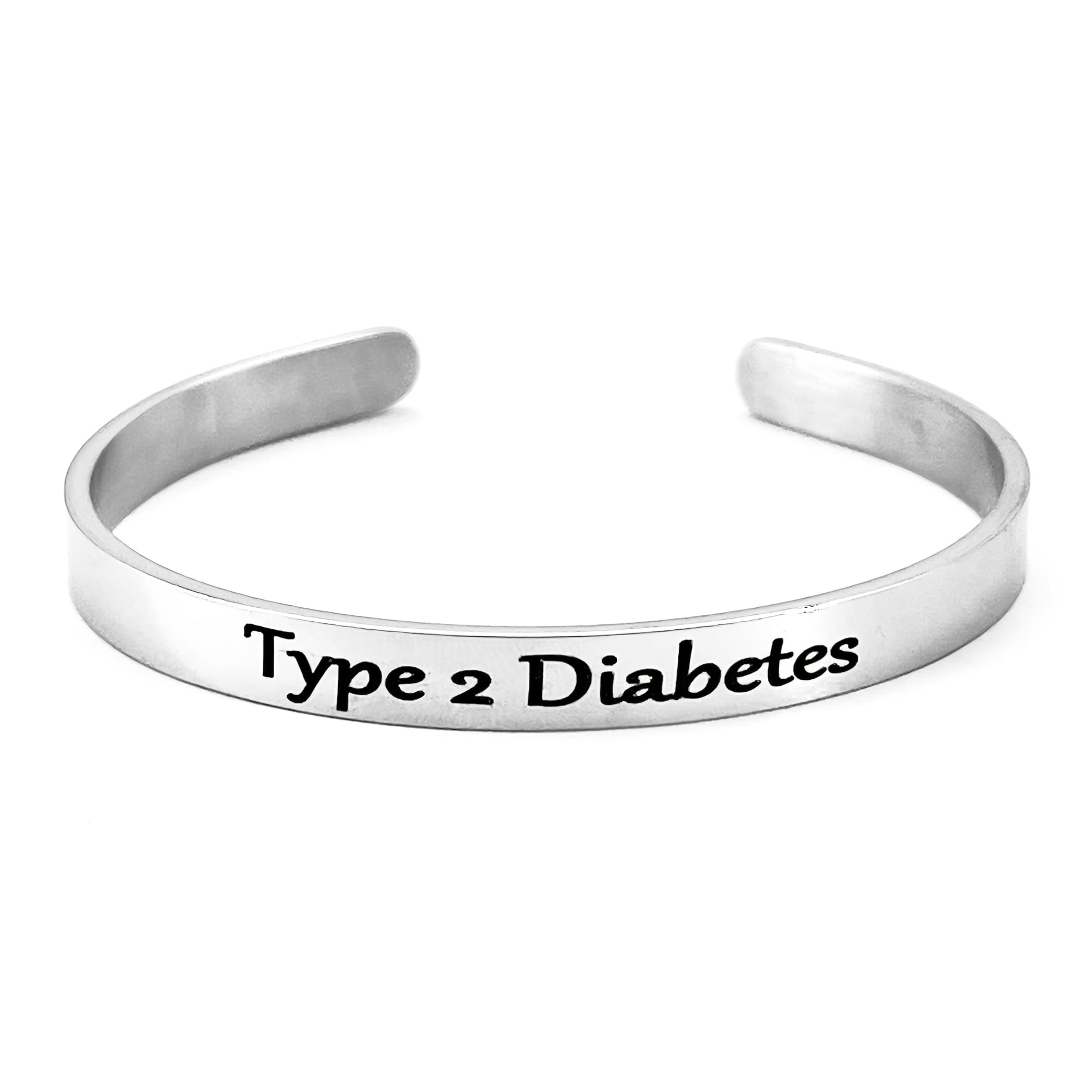 TEMU Medical Id Stainless Steel Bracelet, Creative Simple Gift, Type 1 's And Women's Bracelet, Ideal Holiday Gift For