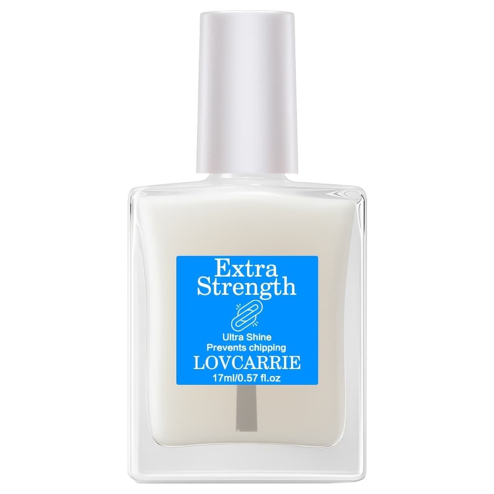 TEMU Lovcarrie Professional Strength Nail Hardener Polish - & Strength, No/-free Lamp, , No Alcohol Or Baking, Long-lasting Glossy, Nail Strengthener For, , Splitting Nails