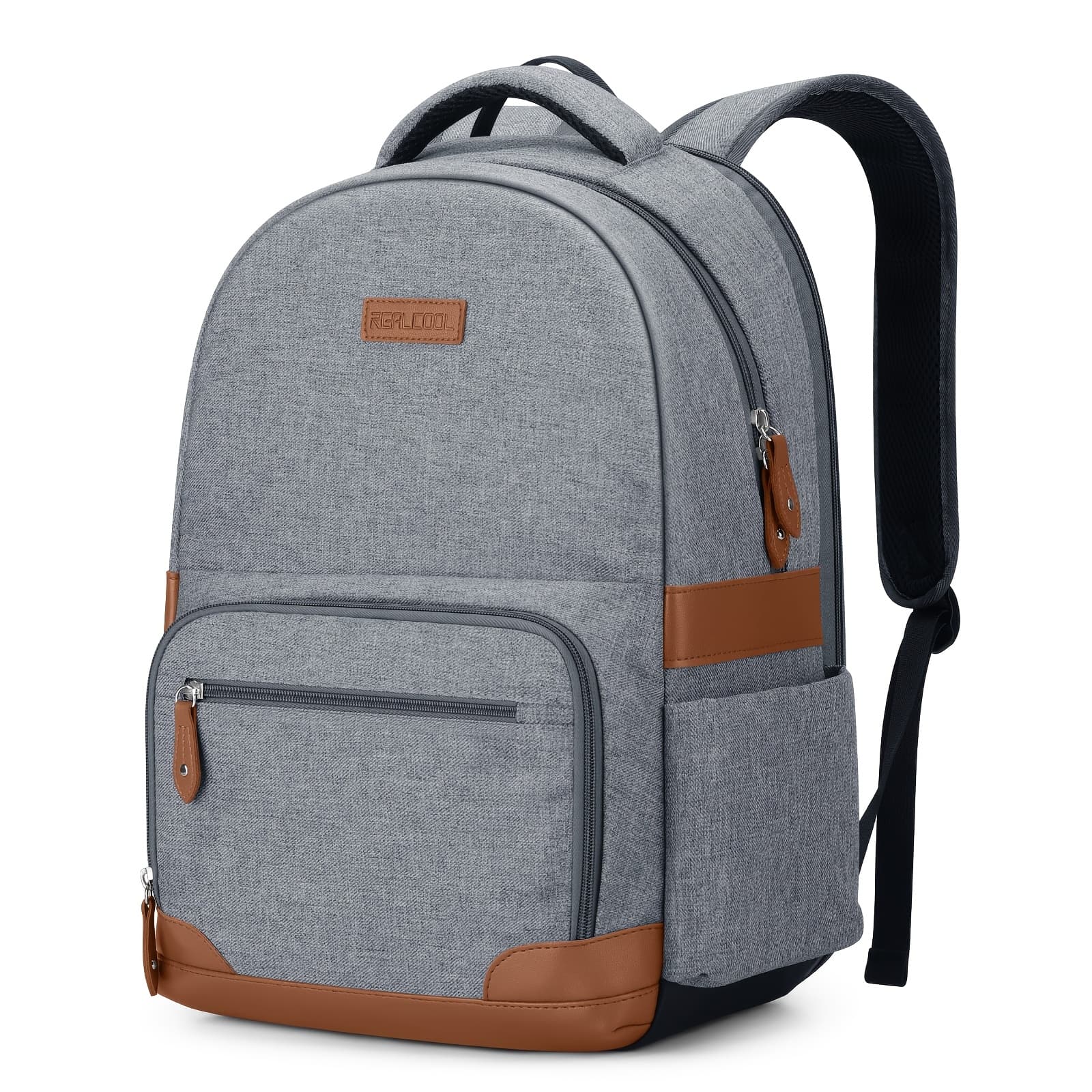 TEMU Realcool 31l Travel Laptop Backpack, High Quality College School Bookbag, Fits 15.6-17 Inch Notebook, Lightweight Business Travel Backpack For , Ideal Gift