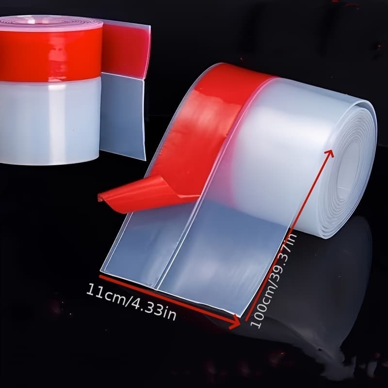 TEMU Widened And Thickened Door Bottom Seal Strip For And Windproofing, A Must-have Adhesive Strip For Large In Doors, Windows, And Glass Doors