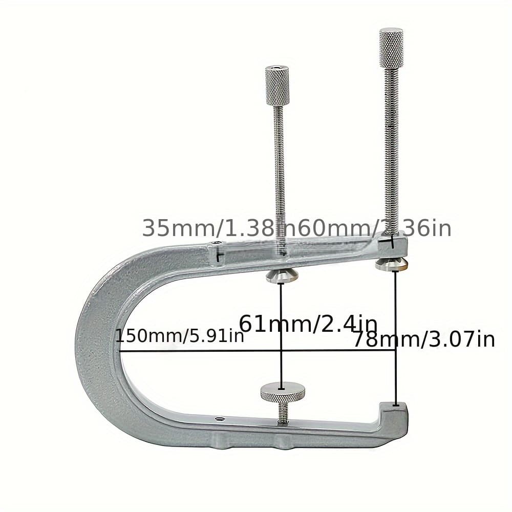 TEMU Guitar Making & Repair G-clamp | 150mm 3-hole Aluminum Alloy | For Bridge Fastening Tool