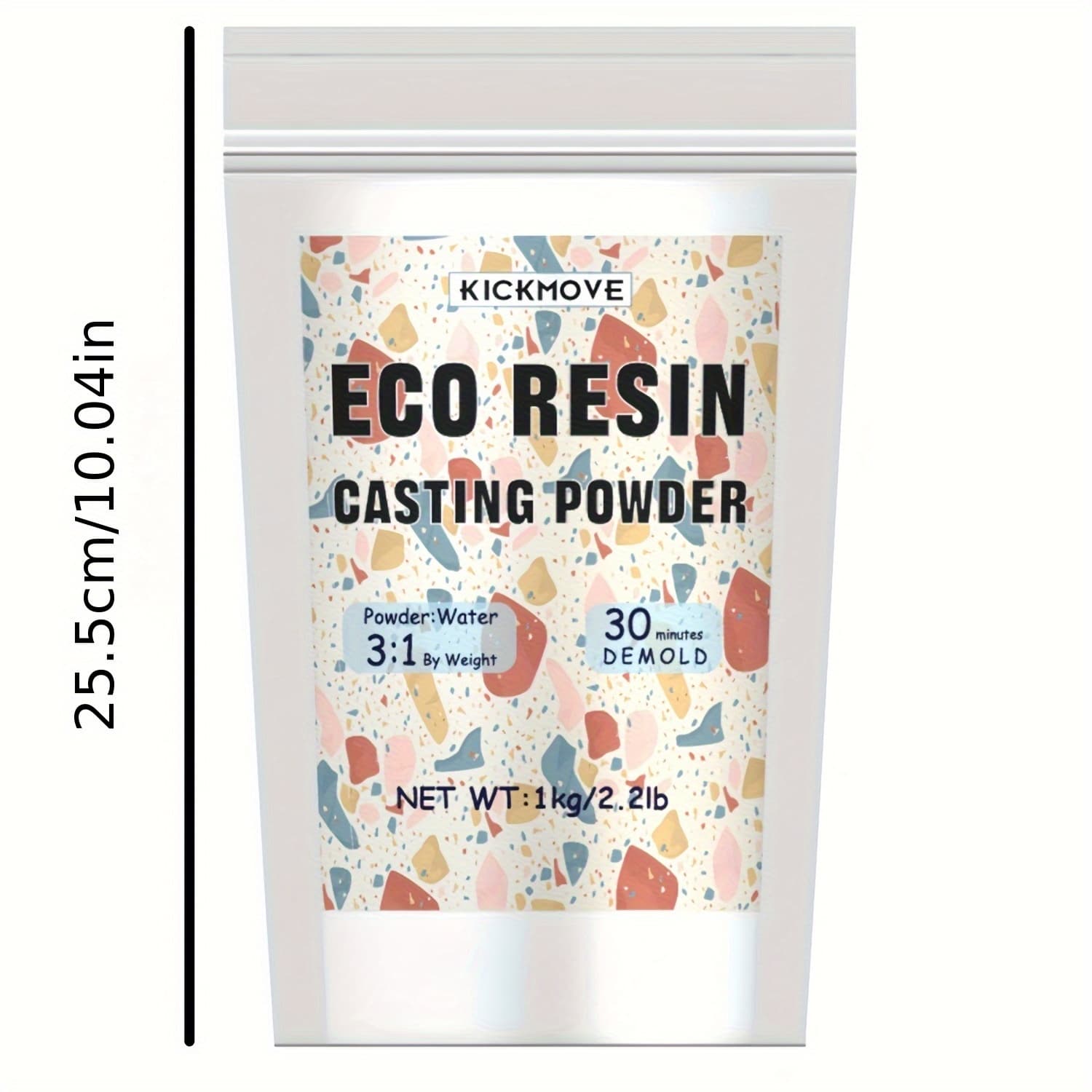 TEMU Resin Casting Powder 1000g, Fast Curing Eco Resin Casting Kit For Beginners, 20- Demold, Easy Mixing Water Activated Plaster Powder Molding Powder For Crafts Sculpture Art