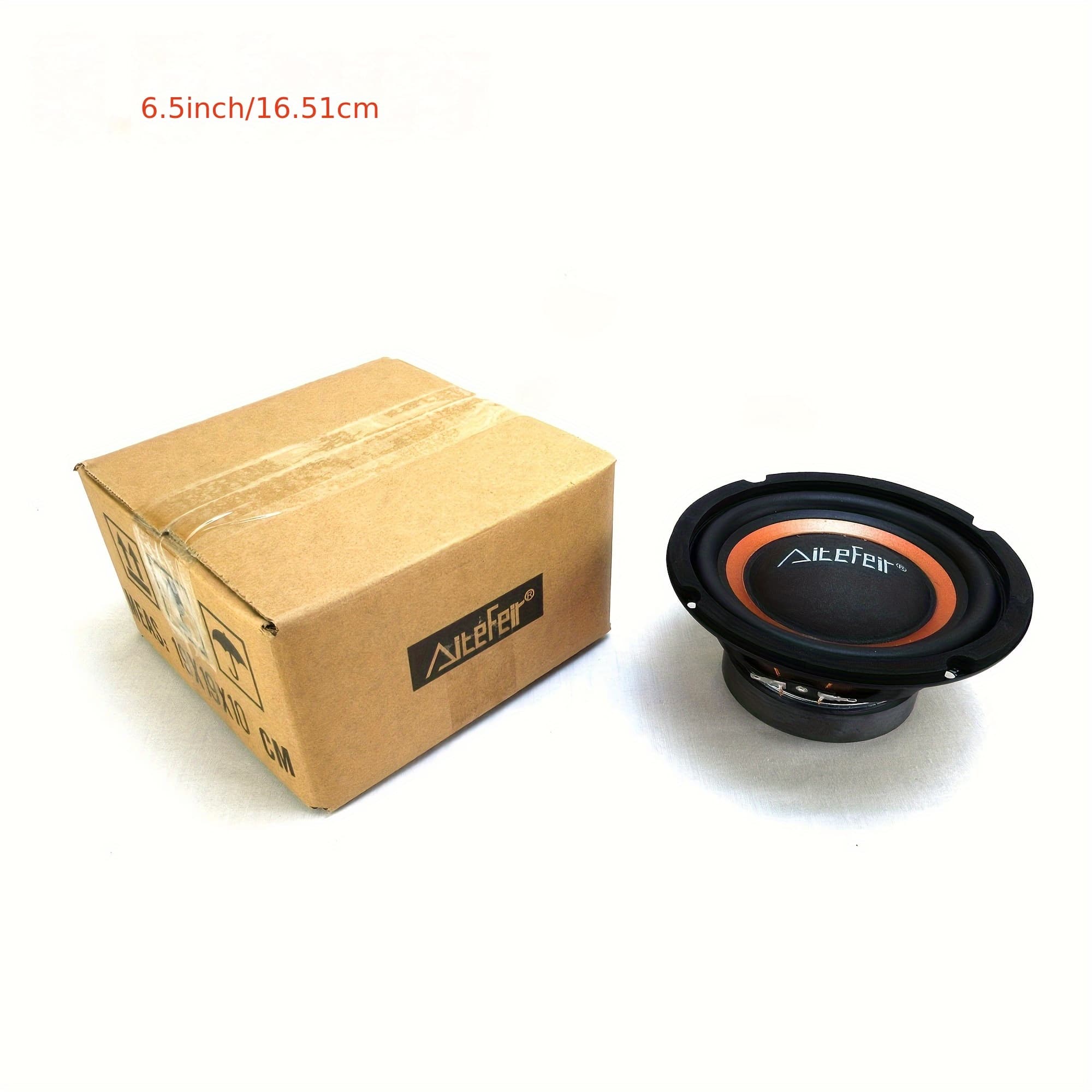 TEMU 1pc 6, 5 Inch/8inch/10inch Car Woofer Speaker -350w/600w/850w Highpowered, 100mm (3. 94") Magnet, 35mm (1. 4") Core, 4 Ohm, For Car Stereo