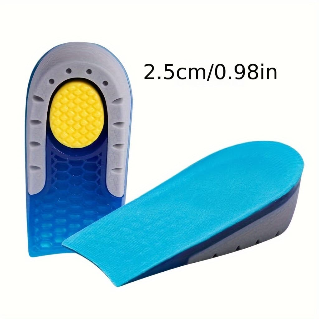 TEMU 1 Pair Of Soft Insoles, For Heel Spurs, Foot Pads, Shoe Inserts, Height-increasing Insoles