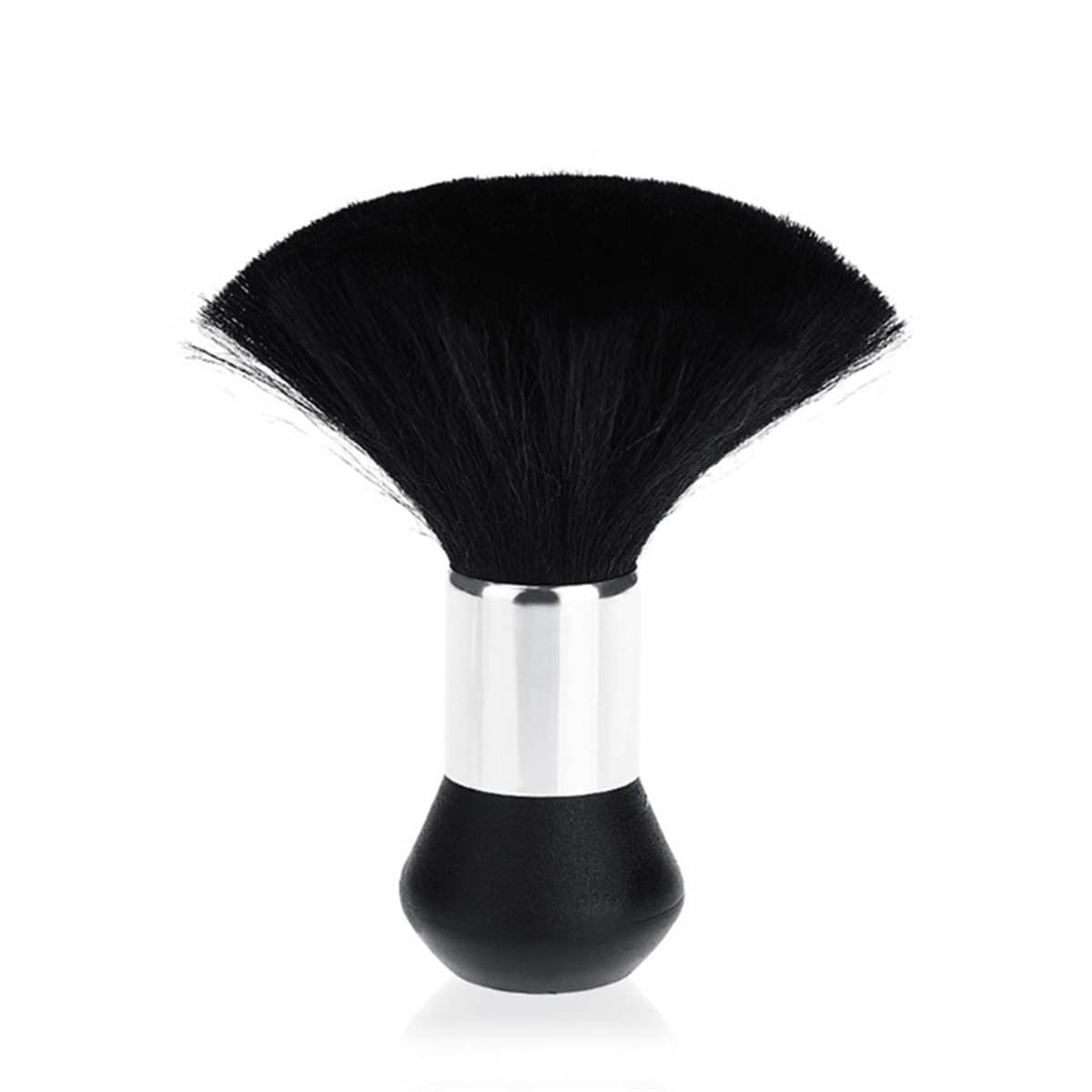 TEMU 1pc/2pcs Professional Barber Neck Duster Brush, Black Cosmetic Hairdressing Sweeping Neck Hair Cleaning Duster Hair Cutting Brush For Barbershop Hair Cut Brush Barber Additions Cleaning Supplies