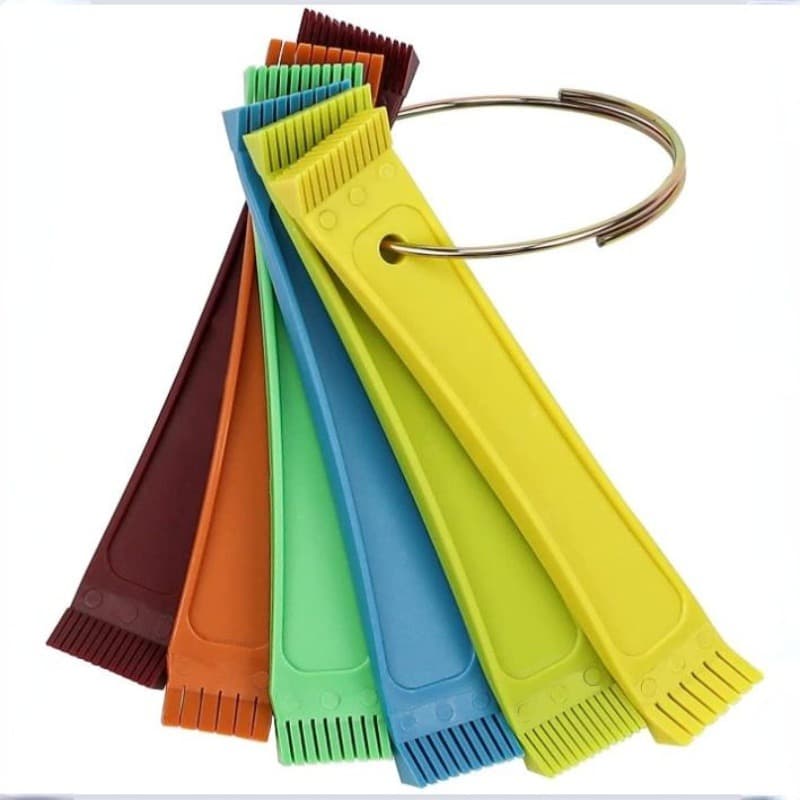 TEMU 6 Different Colors Fin Comb Set For Air Conditioner Coil Fin Comb Ring Straighten Evaporator Condensor