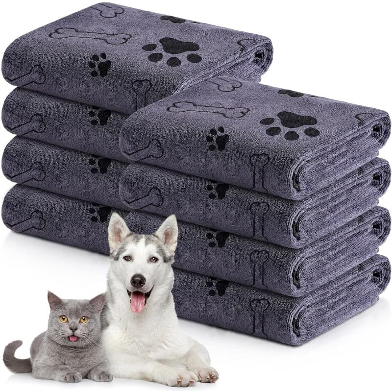 TEMU Quick Drying Super Absorbent Ultra- Pet Dog Towel, Comfortable, Soft And Durable For Quick Bathing Care