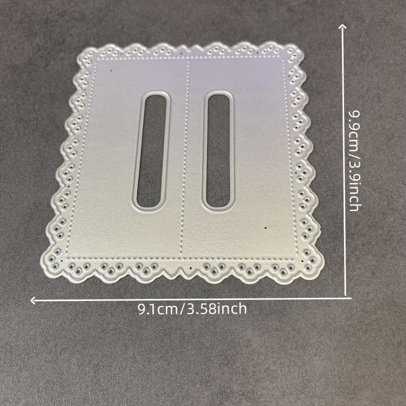 TEMU 1pc Bag Handle Decoration Metal Cutting Dies Stencils For Diy Scrapbooking Decorative Embossing Die Cutting Template