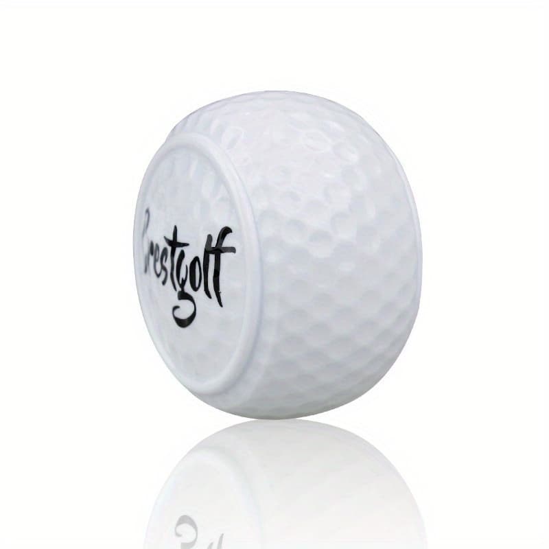 TEMU New Flat Golf Practice Balls With 2 Layers For Putting Training