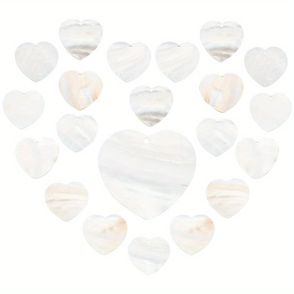 TEMU Of 20pcs Love Shell Pieces