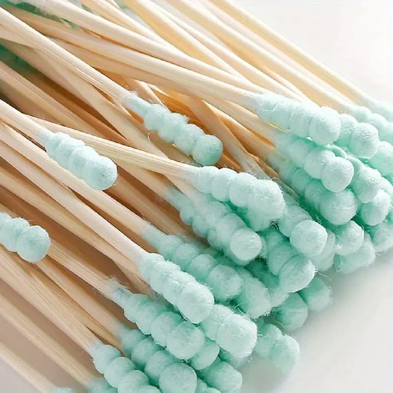TEMU 400 High-quality Double-ended Buds For Cleaning Of Ears And Noses, As Well As For Applying Makeup.