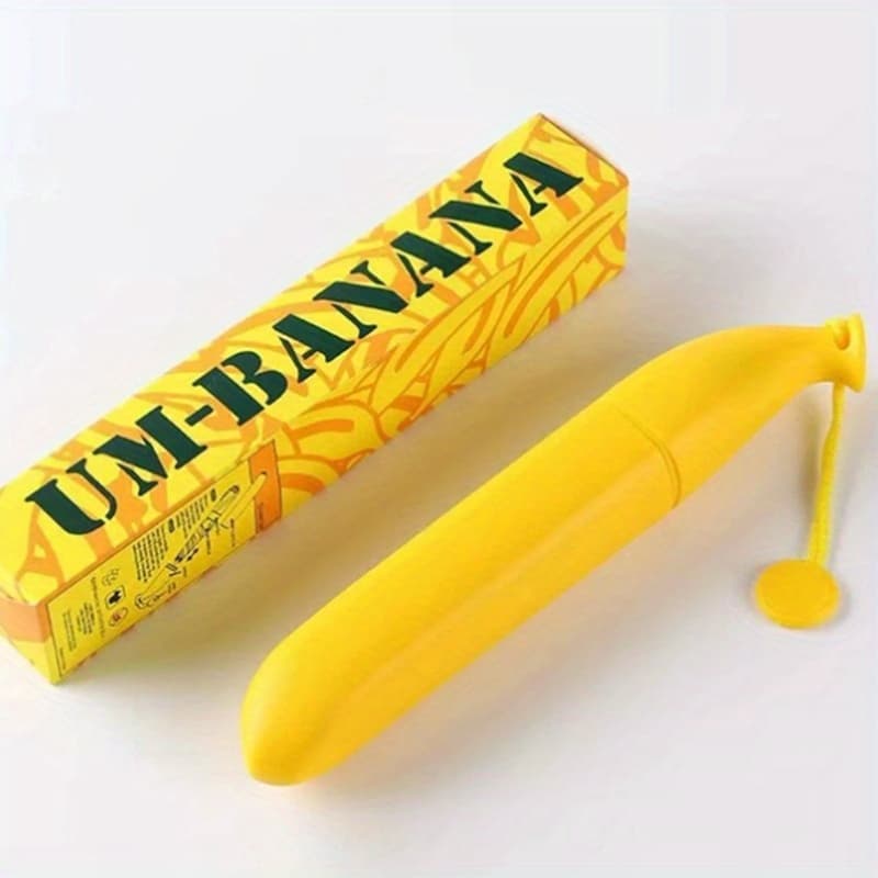 TEMU Of Automatic Umbrella Featuring A Large Banana Design