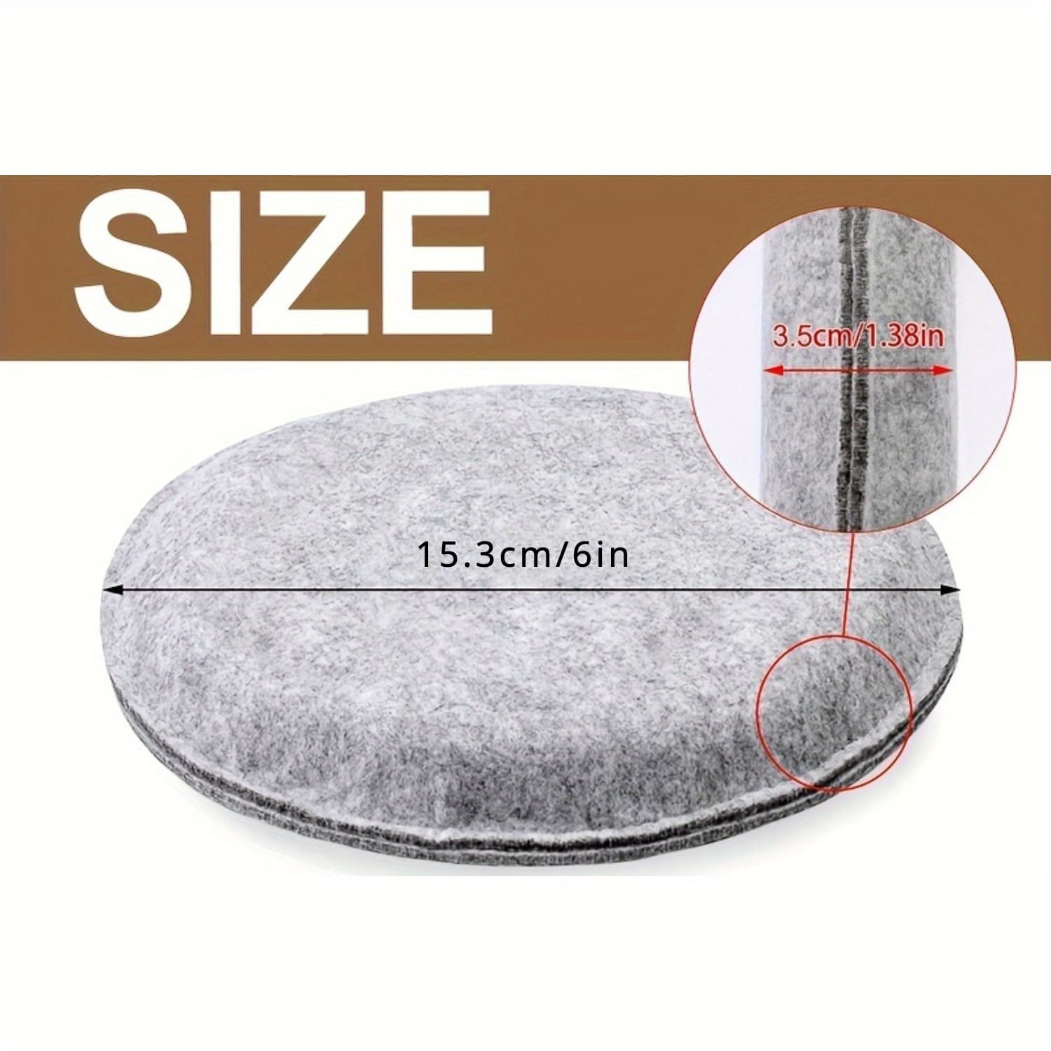 TEMU 6x6x1.38 Inches Premium Needle Felting Mat Pad, Grey Sponge Needle Felting Pad Foam Tool, Needle Felting Mat Your Felting Projects