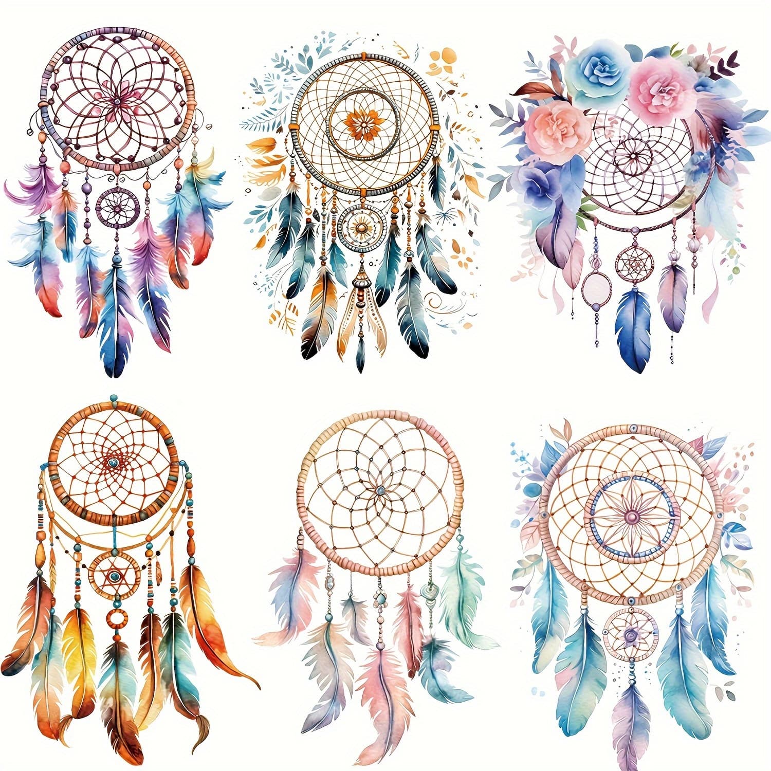 TEMU 6pcs/set Of Style Graphics Diy Ironing Transfer Sticker Diy Ironing Transfer Sticker T-shirt Jacket Jeans Hoodie Washable Clothes Transfer Sticker