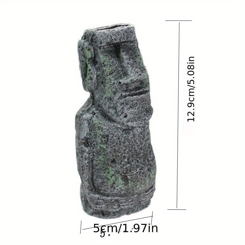 TEMU Aquarium Ornament Statue Resin Pipe Fish Tank Decorations Small Landscape