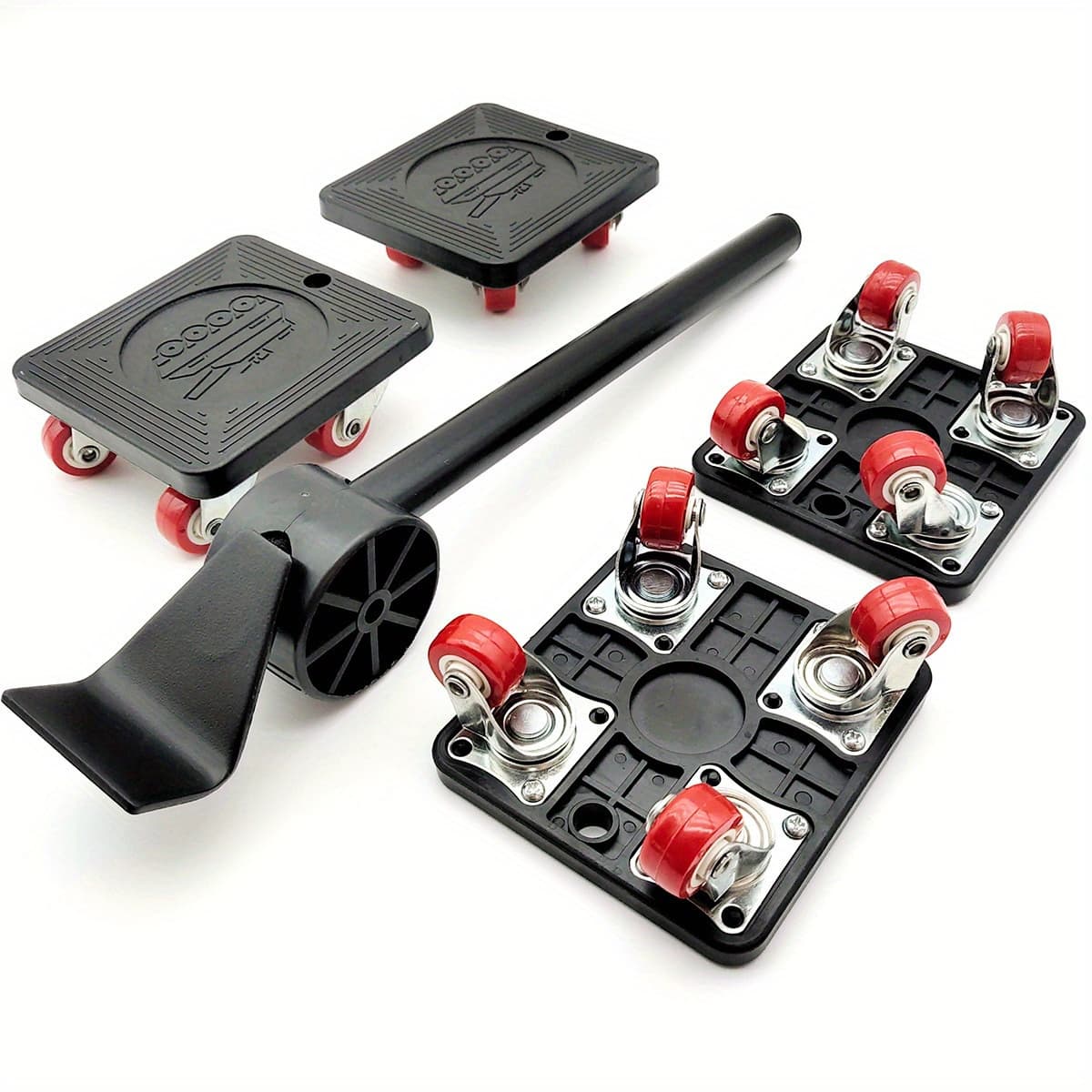 TEMU Heavy Duty Furniture Moving Tool 880 Lbs Heavy Duty Metal Furniture Moving Tools 1 Set Of Saver Lifts With Easy-to-secure Rollers For Sofas, Refrigerators, Hard Floors - Large Furniture Sliders