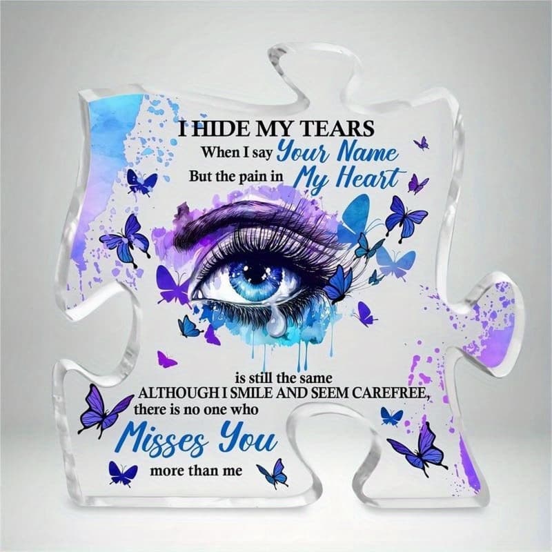 TEMU Creative Acrylic Table Centerpiece For Funeral, Memorial And Party Decoration