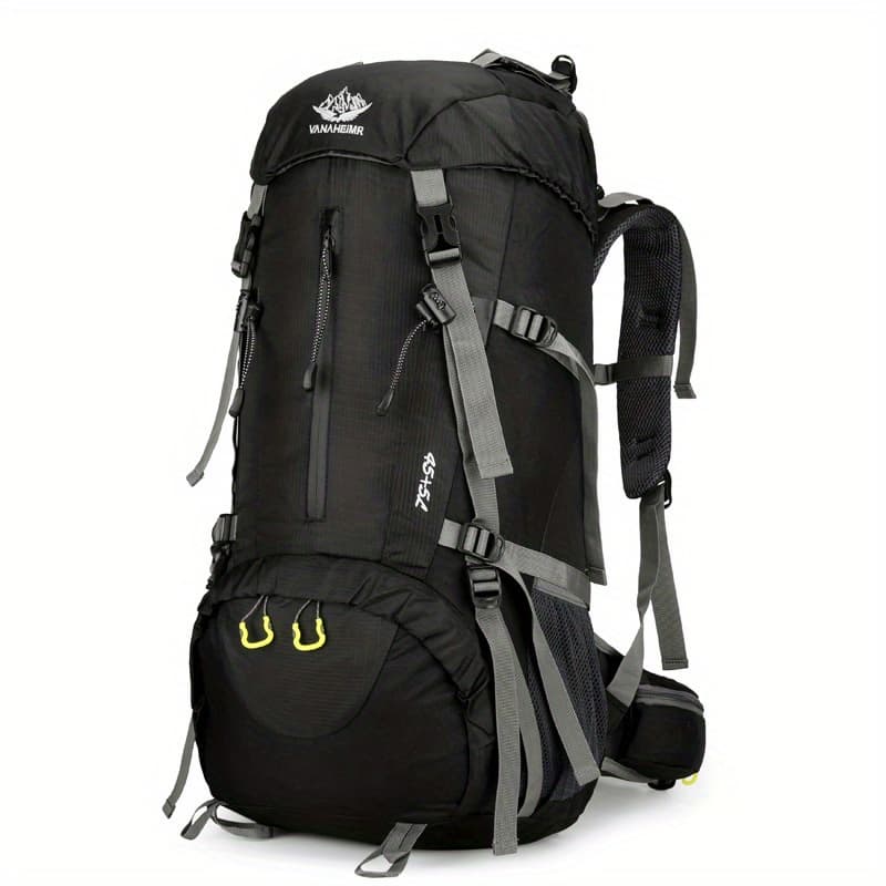 TEMU 50l Hiking Backpack Men Camping Backpack With Rain Cover 45l 5l Lightweight Backpacking Backpack Travel Backpack