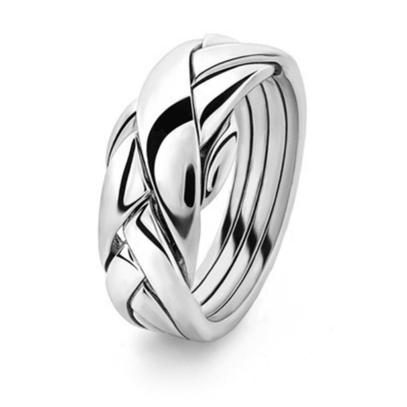 TEMU Simple Silvery Knot Ring Promise Ring Engagement Wedding Ring Suitable For Parties And
