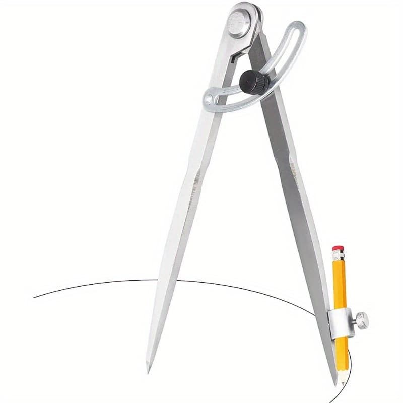 TEMU Woodworking Compass Drawing Carpenter Compass 100mm-300mm Marking Tool Design Tool For Drawing Drafting