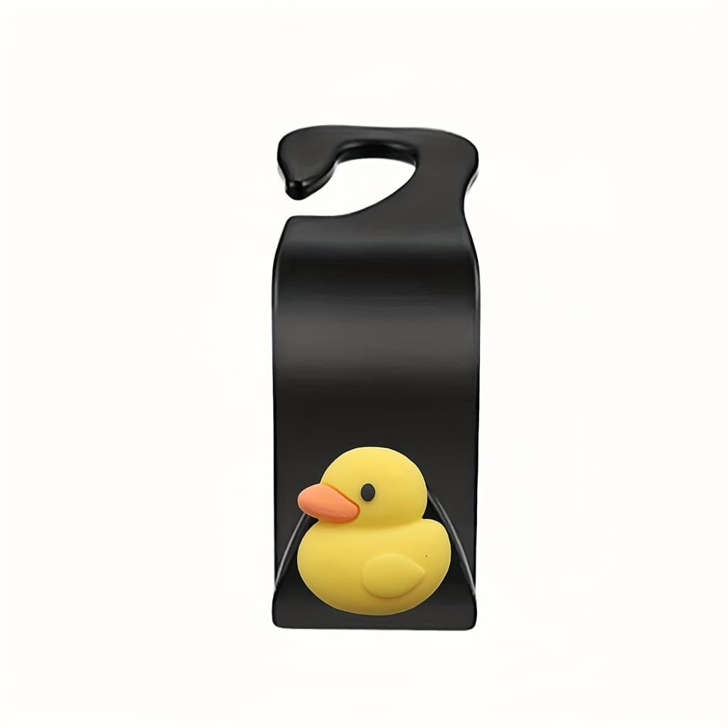 TEMU 2pcs Creative Cute Little Yellow Duck Seat Hook Accessories For Easy Storage Decorations