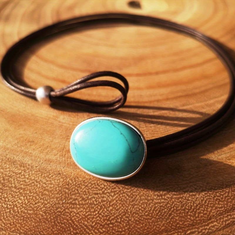 TEMU Retro Rope Necklace With - Unisex Gift For