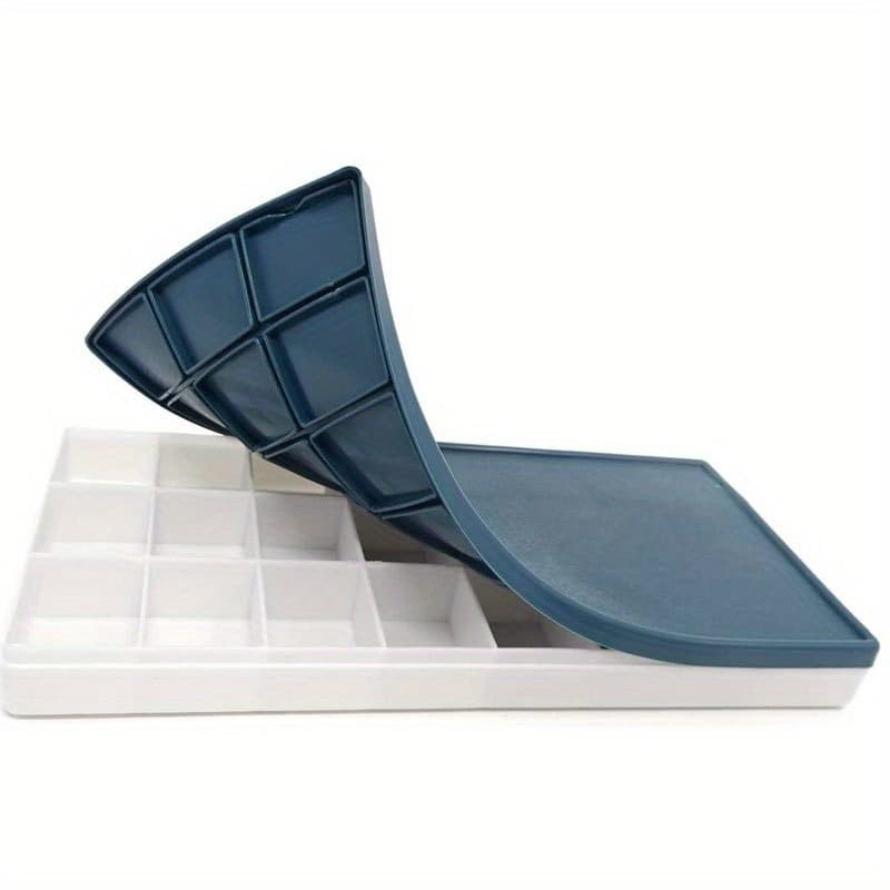 TEMU 1pc Soft Cover Gouache Acrylic Art Pigment Storage Box