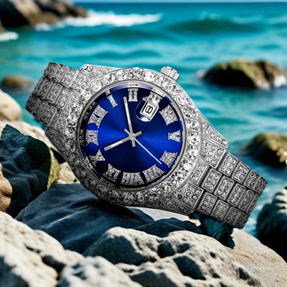 TEMU Men Women Watches Luxury Golden Women's Watches Fashion Watch Clock
