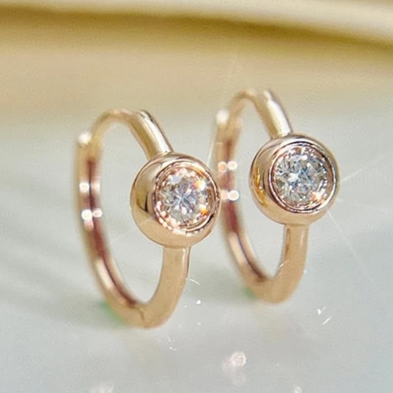 TEMU Elegant Earrings For Women Featuring A Stunning And , Perfect For Upscale Weddings, With A Easy Circular Style
