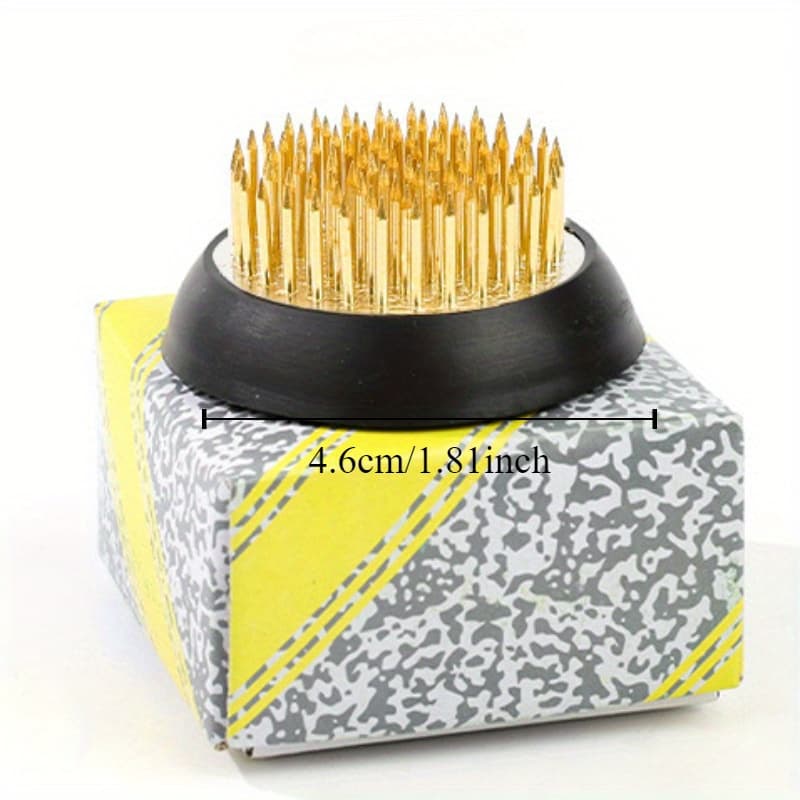 TEMU 4 Sizes Ikebana Holder Pin Flowers Floral Decor Flower Arrangement Insert Base Pin Art Fixed Tool Kenzans Pin Art Decor