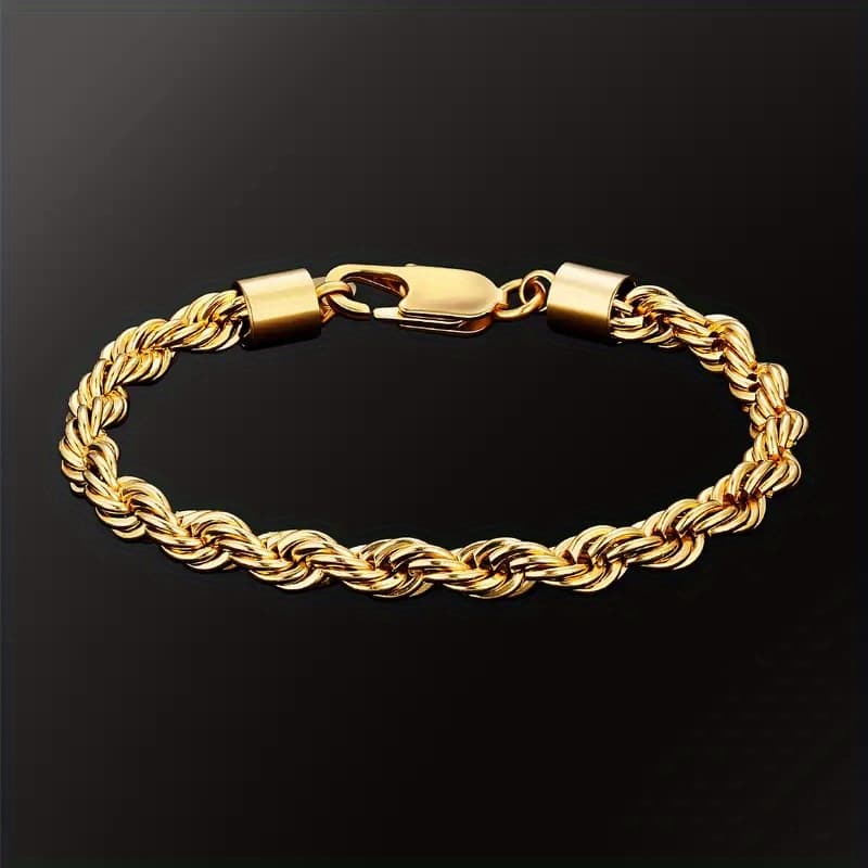 TEMU Bracelet Fashion Accessories Matching Design Twisted Necklace Suitable For Casual Party Party Party Best Gift For