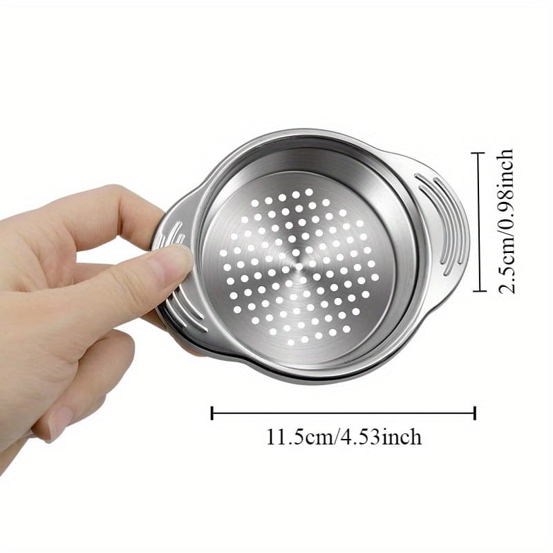 TEMU Stainless Steel Can Drain, Ear Can Slag Filter, Kitchen Tools