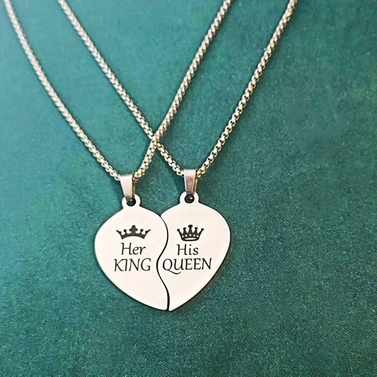 TEMU 1pc Stainless Steel Letter Necklace - , 's Love Jewelry
