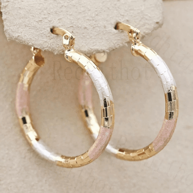 TEMU Bohemian Minimalist Hoop Earrings - Jewelry For Women And S, Delicate Gift Idea