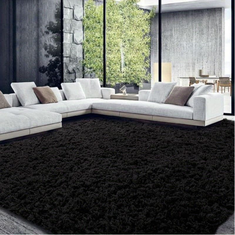 TEMU Shaggy Carpet Rug Suitable For - Plush High-pile Floor Rug With Dense Furry Texture, Machine-washable Cozy Bedspread For Living Room, Bedroom, Dorm - Use
