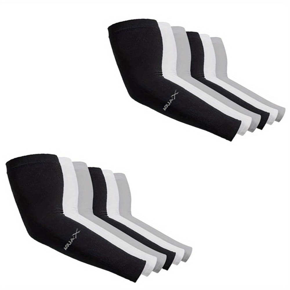 TEMU 6 Pairs Breathable Sun Protection Sets-cooling, Suitable For Driving, Golfing, Fishing, Cycling, Hiking And Sports