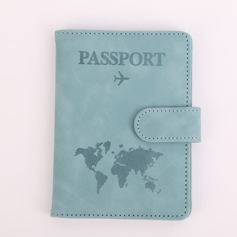 TEMU 1pc Anti Theft Travel Passport Card Bag, Multifunctional Passport Protection Cover, Multi Card Passport Clip, Pu Leather Wallet