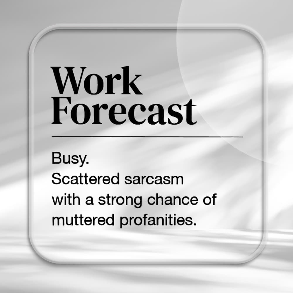 TEMU 1 Humorous Desktop Sign, 14 Work Predictions Display, Satirical Office Decoration Gift, Very Suitable For Colleagues, , Employees For Christmas, Valentine's Day