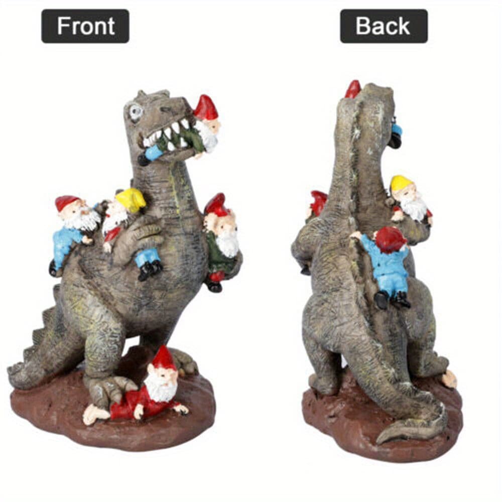 TEMU Dinosaur Gnomes Garden Statues: Ideal Outdoor Yard Decor, Perfect Housewarming Gifts For Women On