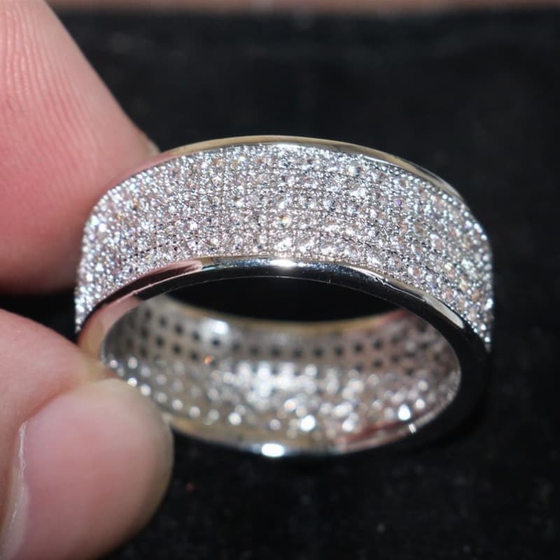 TEMU A Stylish And Engagement Ring For Women Puts A Mood And Relaxes On A Daily Anniversaries And Birthday Parties And Evenings