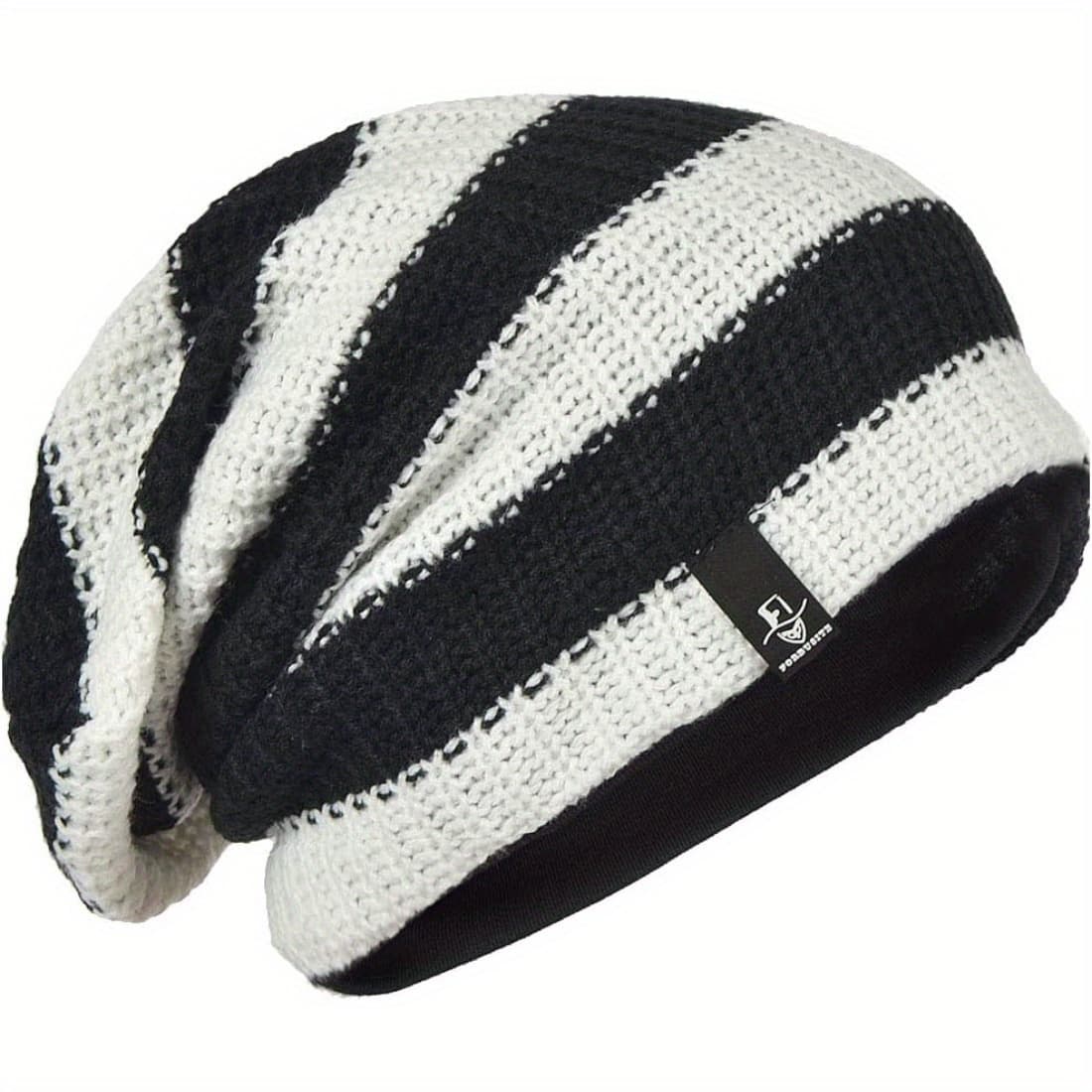 TEMU Winter Beanie - Men's Beanie For Cold Weather - And Comfortable With Soft Fleece And
