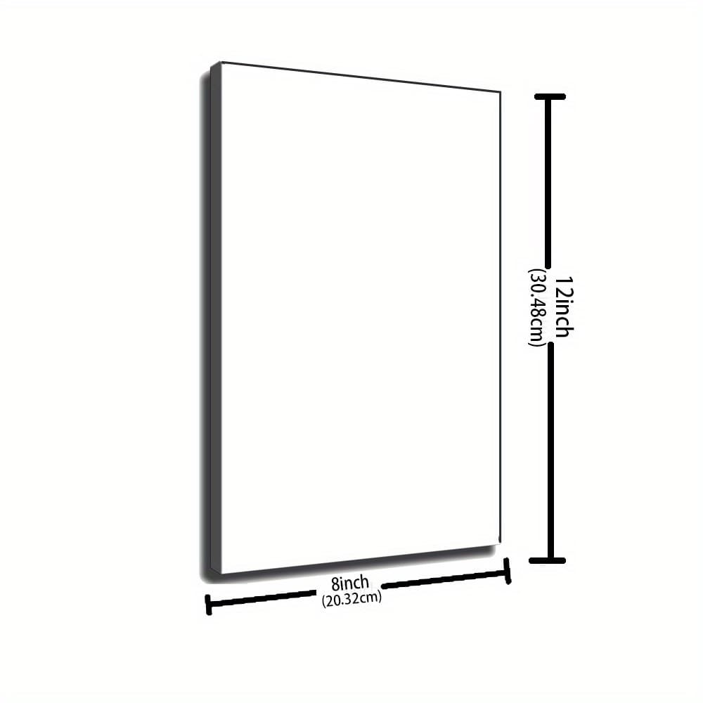 TEMU 2d Flat, 1pc Personalized Photo Canvas Print - Picture With Your Own Photo/text/design, Frame Suitable For Weddings, Pets, Family Memories - Modern, Decor For Bedroom - Birthday Gift For